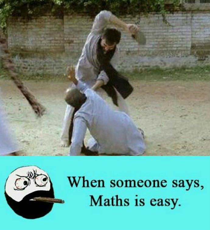 Maths is easy Funny Meme